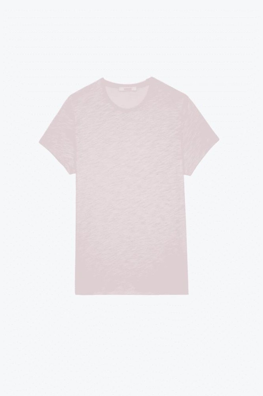 Homme zadig&voltaire T-Shirts | T-Shirt Toby Flamme Rose