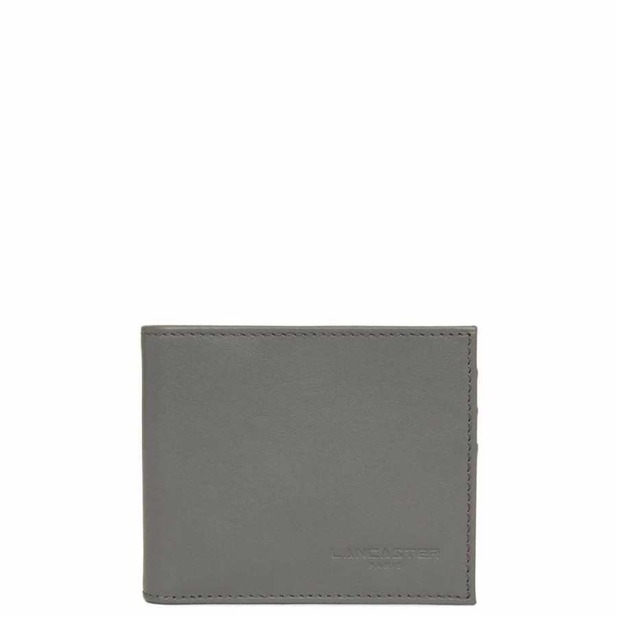 Homme lancaster Petite Maroquinerie | Portfeuille Pliee Capital Gris