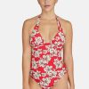 Femme aubade Maillots De Bain | Maillot De Bain Une Piece Parfums D'Ete Rouge