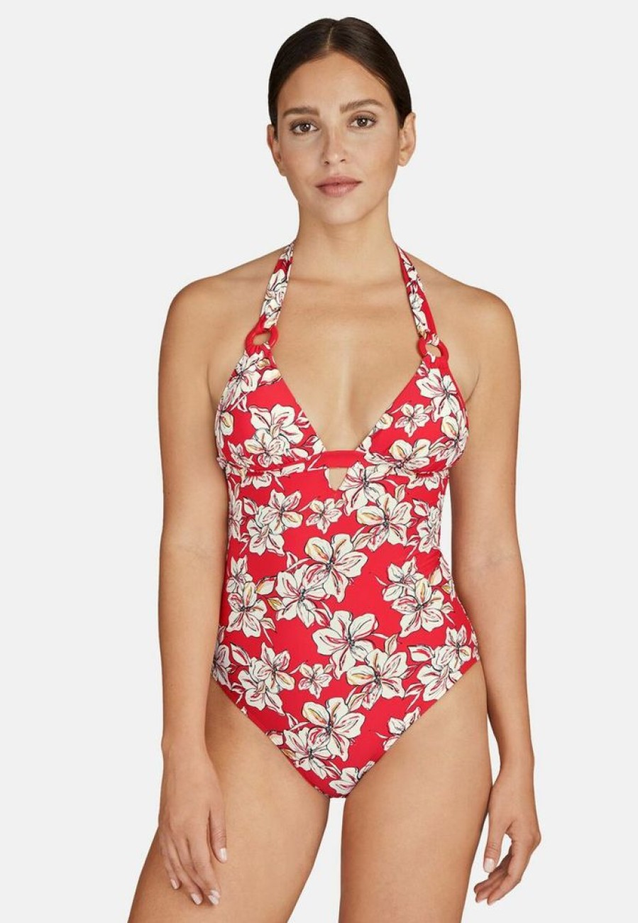 Femme aubade Maillots De Bain | Maillot De Bain Une Piece Parfums D'Ete Rouge