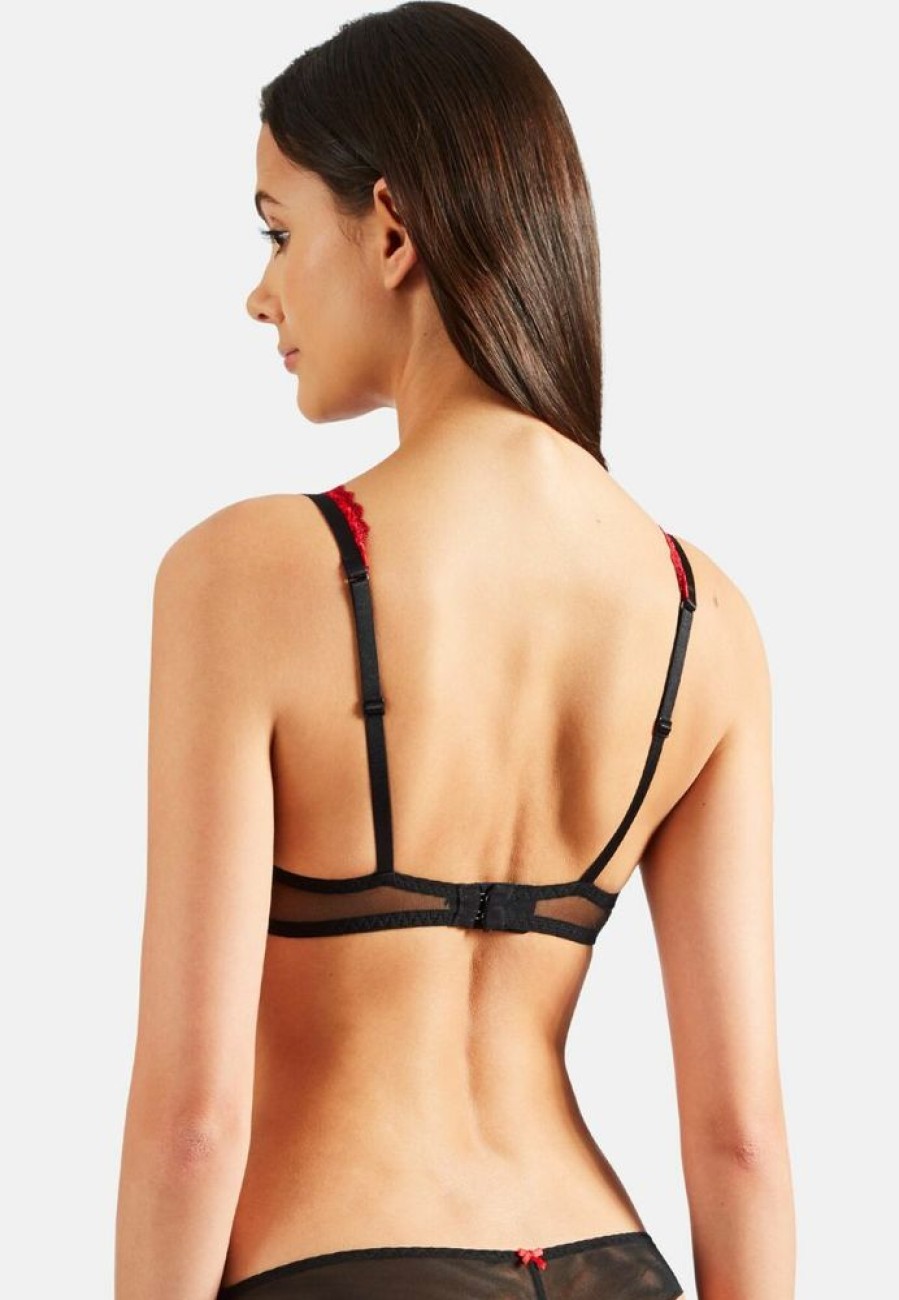 Femme aubade Soutien-Gorges | Soutien-Gorge Corbeille Romance D'Ete Rouge