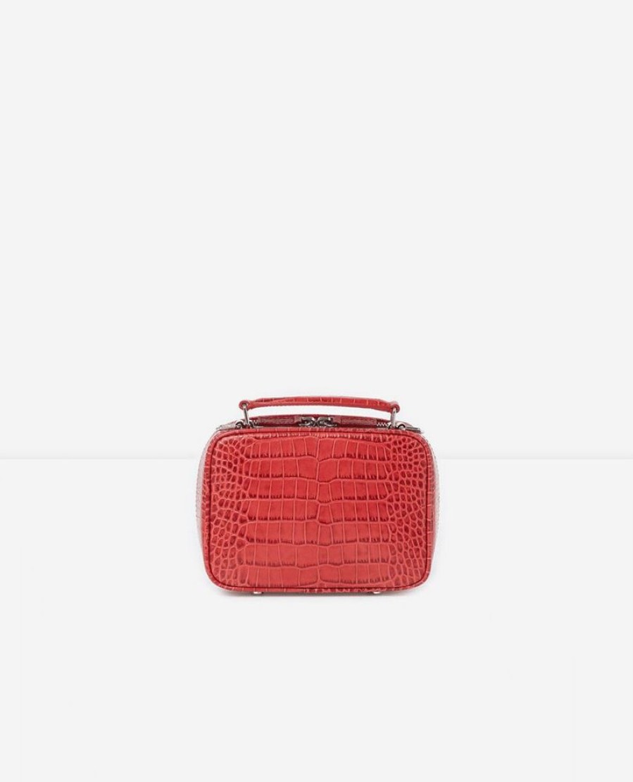 Femme the kooples Sacs | Sac Barbara Small Croco Leather