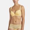 Femme aubade Soutien-Gorges | Soutien-Gorge Push-Up Coque Danse Des Sens Jaune