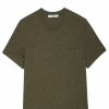 Homme zadig&voltaire T-Shirts | T-Shirt Stockholm Flamme Marron