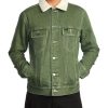 Homme rvca Manteaux & Vestes | F1Wkrxrvf2-4475 - Waylon Denim Trucker Vert