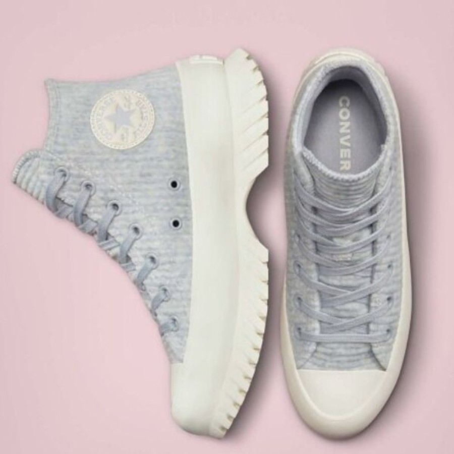 Femme converse Baskets | Chuck Taylor All Star Lugged 2.0 Hi Gravel/Egret/Egret Gris