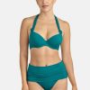 Femme aubade Soutien-Gorges | Haut De Maillot De Bain Push-Up La Plage Ensoleillee Vert