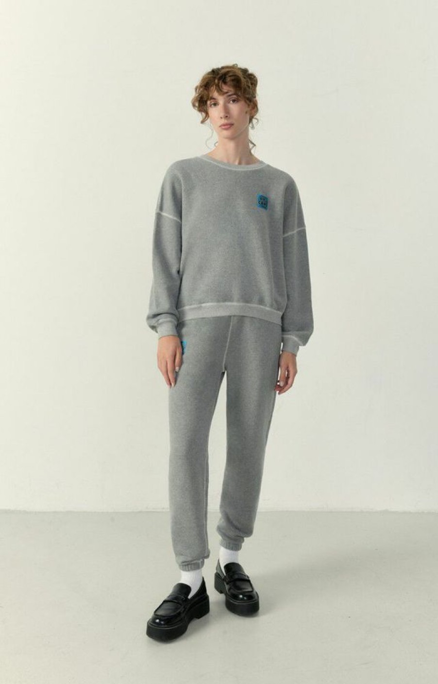 Femme american vintage Vetements | Jogging Femme Gupcity Gris