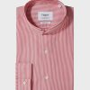 Homme figaret Chemises | Chemise Contemporaine Rayee Rouge