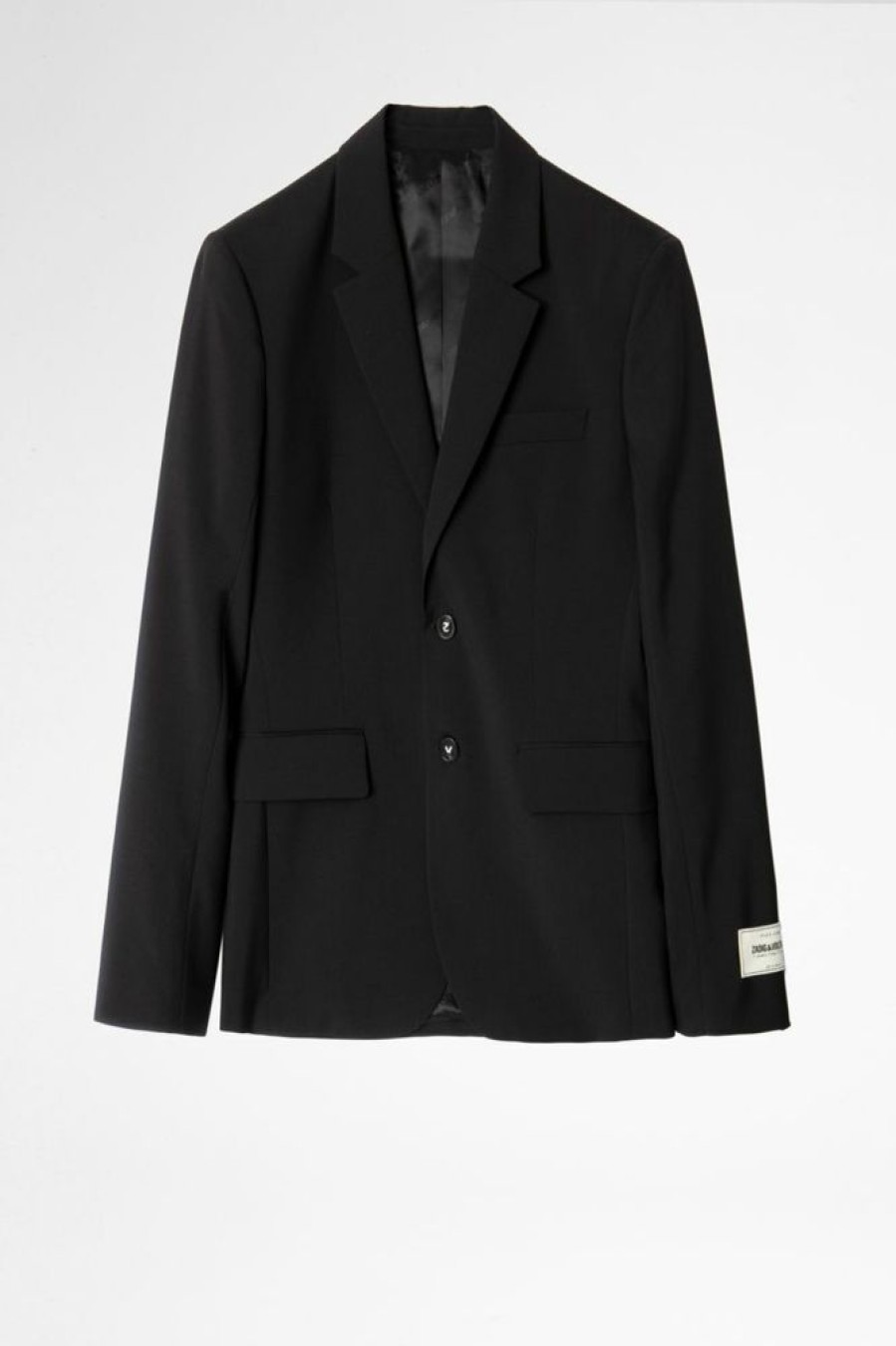 Homme zadig&voltaire Manteaux & Vestes | Veste Version Wool Noir