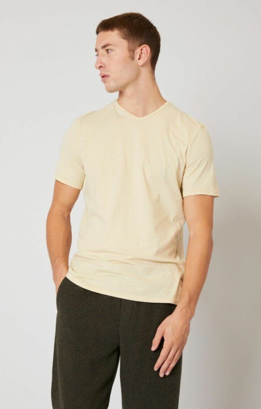 Homme american vintage T-Shirts | T-Shirt Homme Fakobay Beige