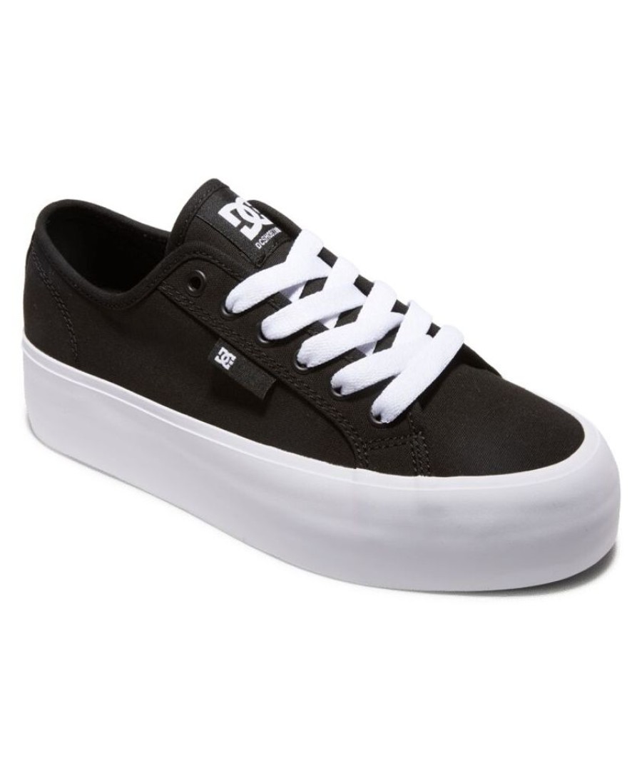 Femme dc shoes Baskets | Adjs300280-Bkw - Manual Platform Noir