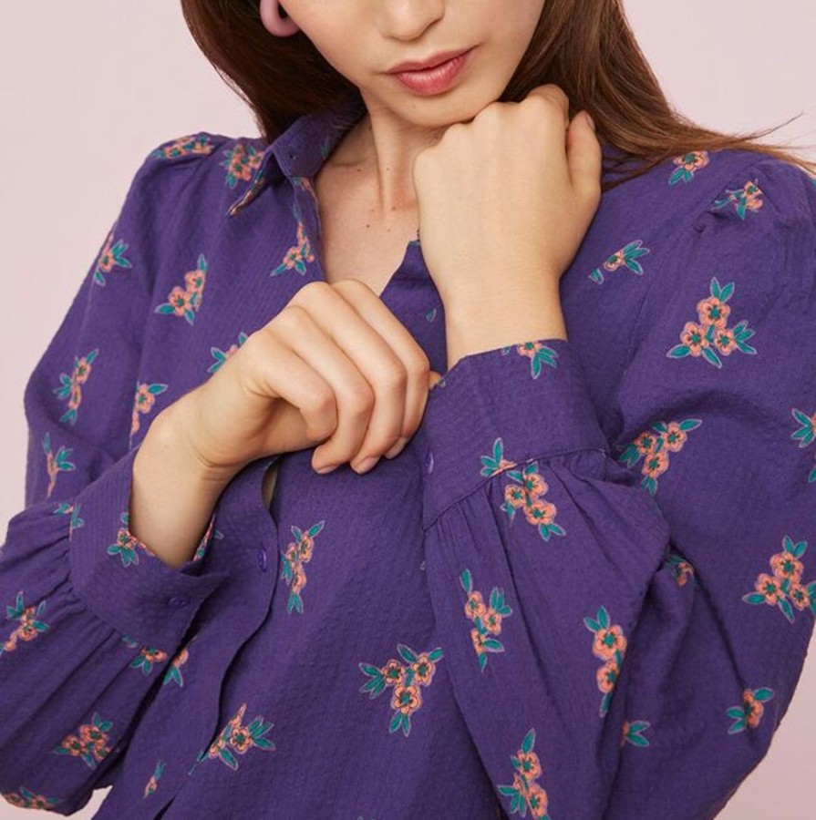 Femme des petits hauts Chemises & Blouses | Chemise Syrielle Violet