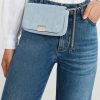 Femme claudie pierlot Sacs | Mini Sac Akilino Ciel Cuir Bleu