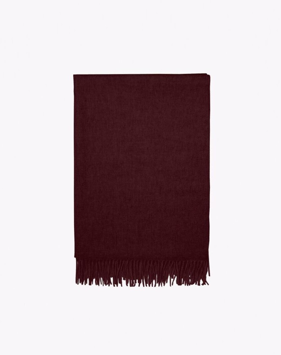 Femme eric bompard Echarpes & Foulards | Etole 210 Cm X 75 Cm - Accessoires - Azuki Bordeaux