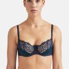 Femme aubade Soutien-Gorges | Soutien-Gorge Corbeille Courbes Divines Vert