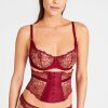 Femme aubade Soutien-Gorges | Soutien-Gorge Corbeille Karl Lagerfeld X Aubade Rouge