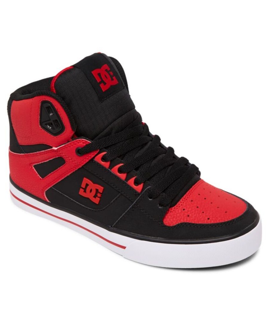 Homme dc shoes Baskets | Adys400043-Fwb - Pure High-Top Wc Rouge