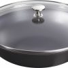 Maison staub Cuisine | Wok 30 Cm Mat Second Choix Noir