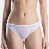 Femme aubade Culottes | Tanga Au Bal De Flore Blanc