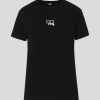 Femme karl lagerfeld T-Shirts | Kocktail T-Shirt Noir