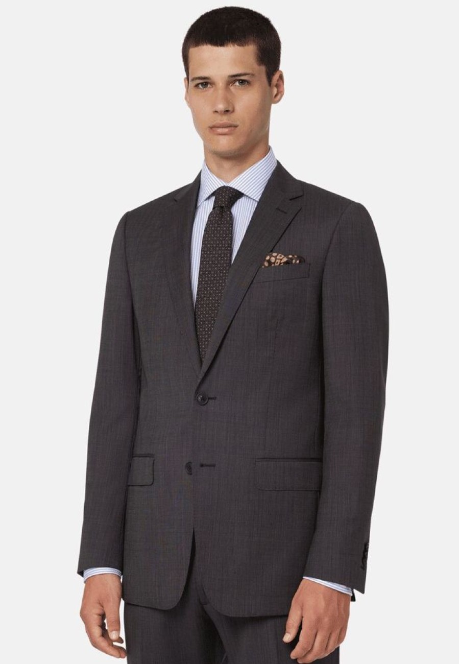 Homme boggi milano Costumes | Abito Microstruttura Grigio Gris