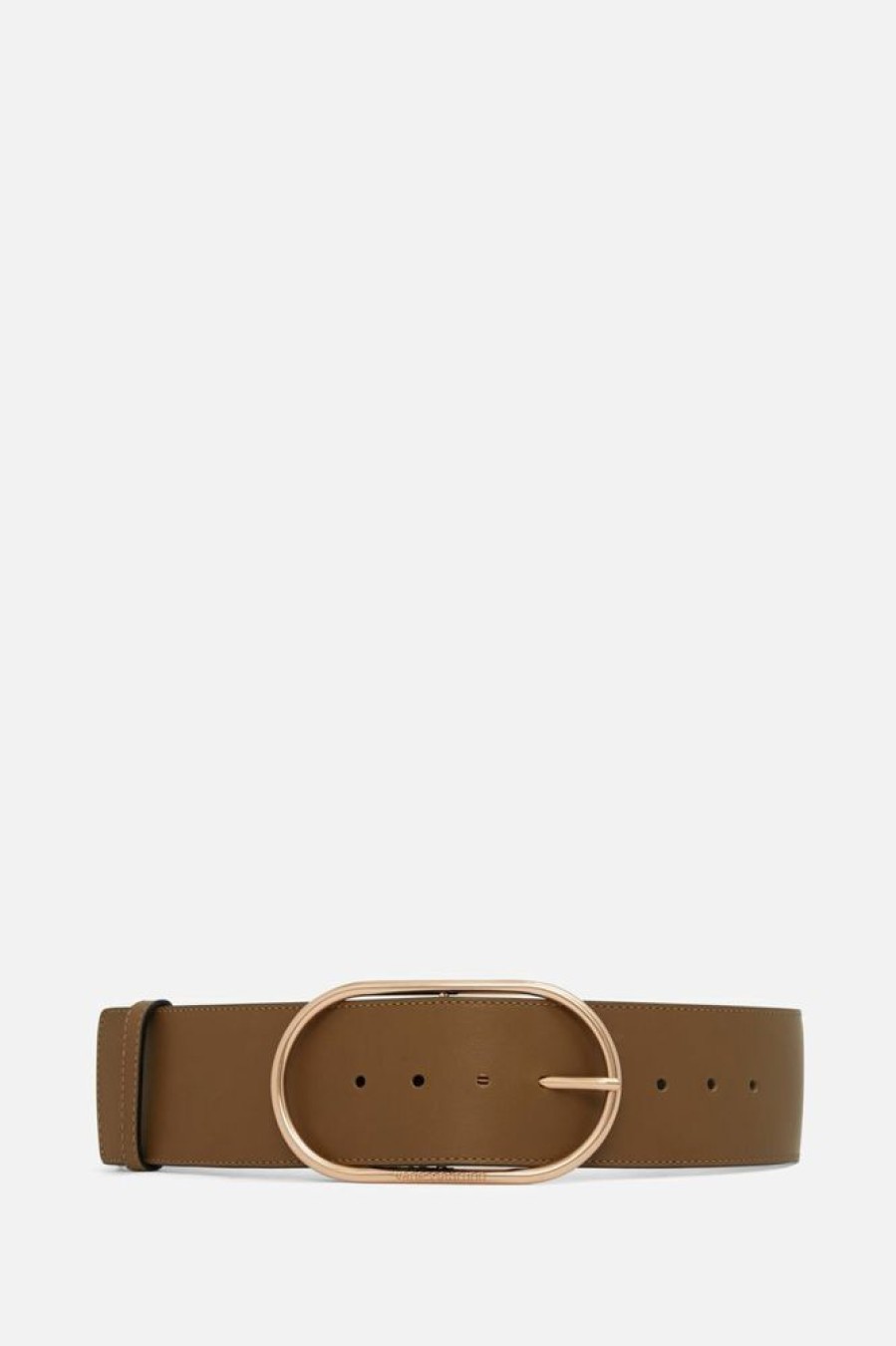 Femme vanessa bruno Ceintures | Ceinture Large En Cuir Vert