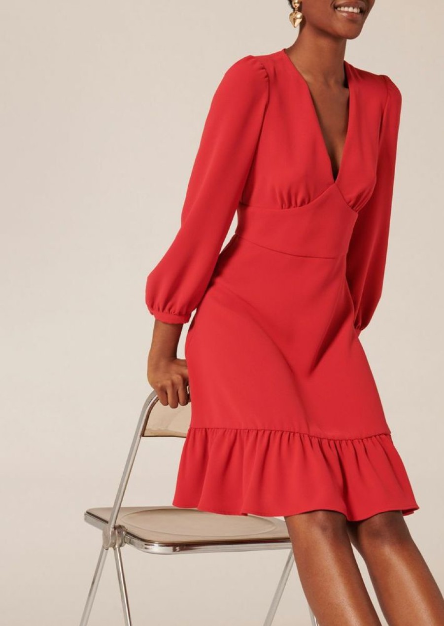 Femme tara jarmon Robes & Jupes | Robe Raiena Rouge