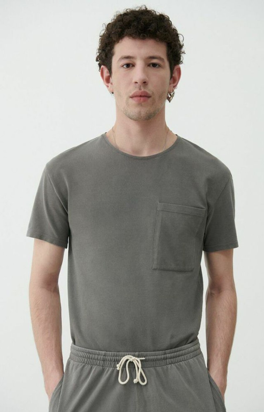 Homme american vintage T-Shirts | T-Shirt Homme Pyrastate Gris