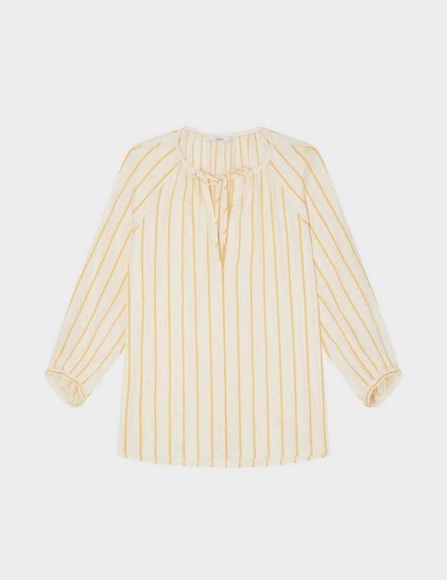 Femme figaret Chemises & Blouses | Blouse Dyonisa Rayee Jaune