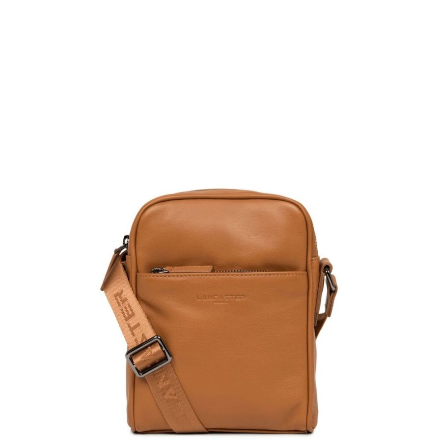 Homme lancaster Pochettes | Sac Trotteur Zippee Atlas Dore