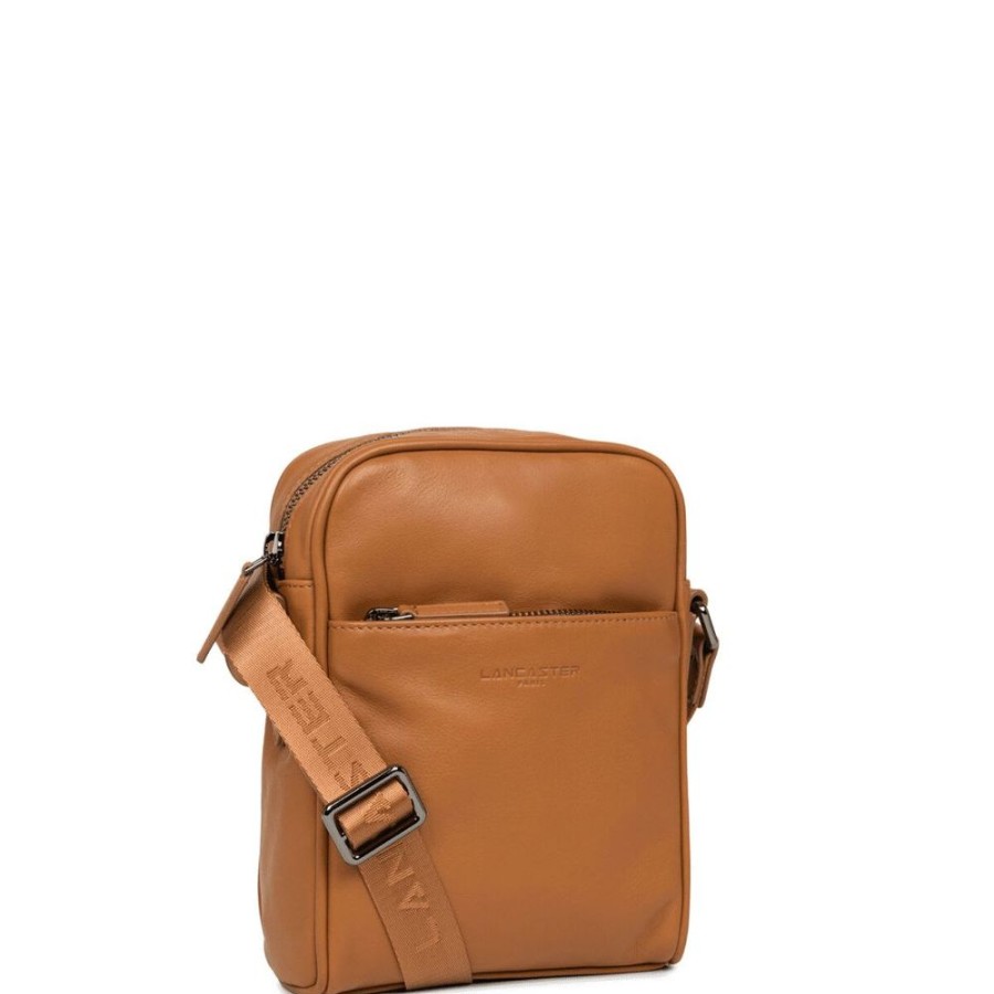 Homme lancaster Pochettes | Sac Trotteur Zippee Atlas Dore