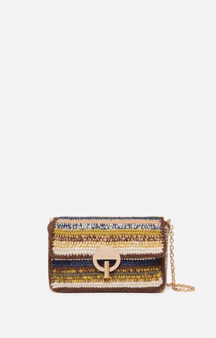 Femme vanessa bruno Sacs | Petit Sac Moon En Laine Multicolore