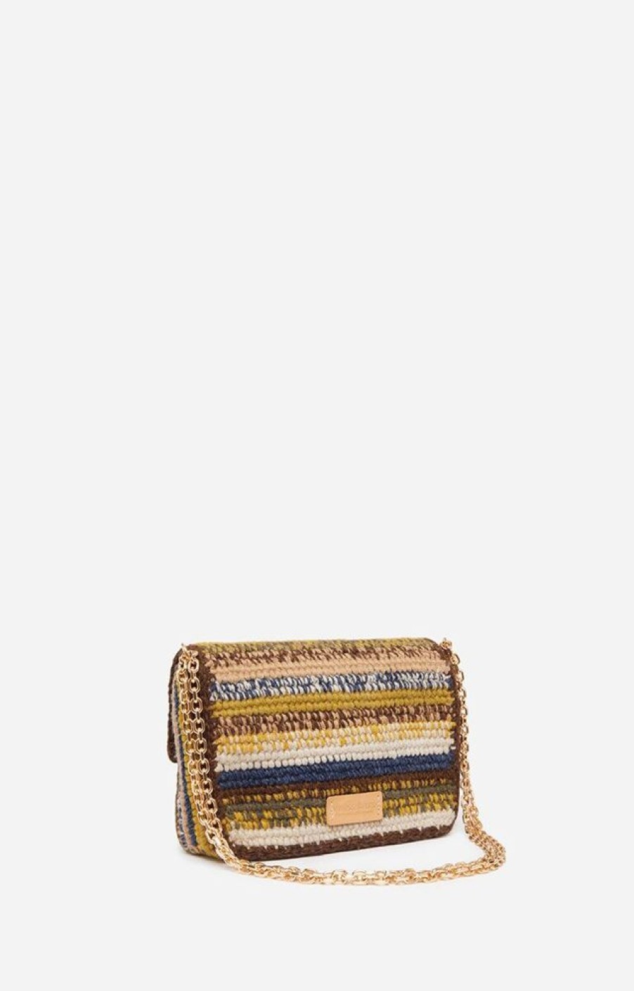 Femme vanessa bruno Sacs | Petit Sac Moon En Laine Multicolore