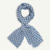 Femme figaret Echarpes & Foulards | Echarpe En Lin A Motifs Geometriques Bleu