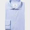 Homme figaret Chemises | Chemise Contemporaine Rayee E Bleu