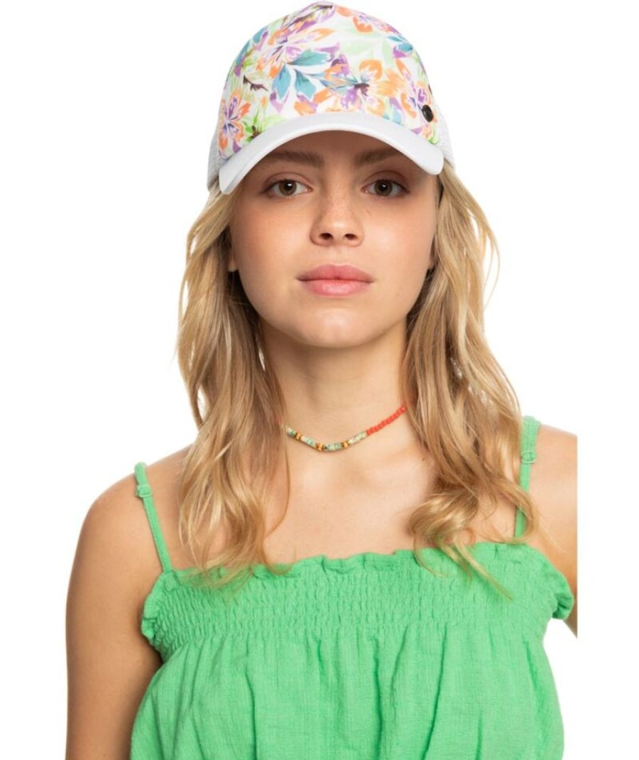 Femme roxy Casquettes, Chapeaux & Bonnets | Erjha04129-Wbb8 - Beautiful Morning Blanc