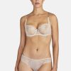 Femme aubade Soutien-Gorges | Soutien-Gorge Corbeille Fleur De Tattoo Beige