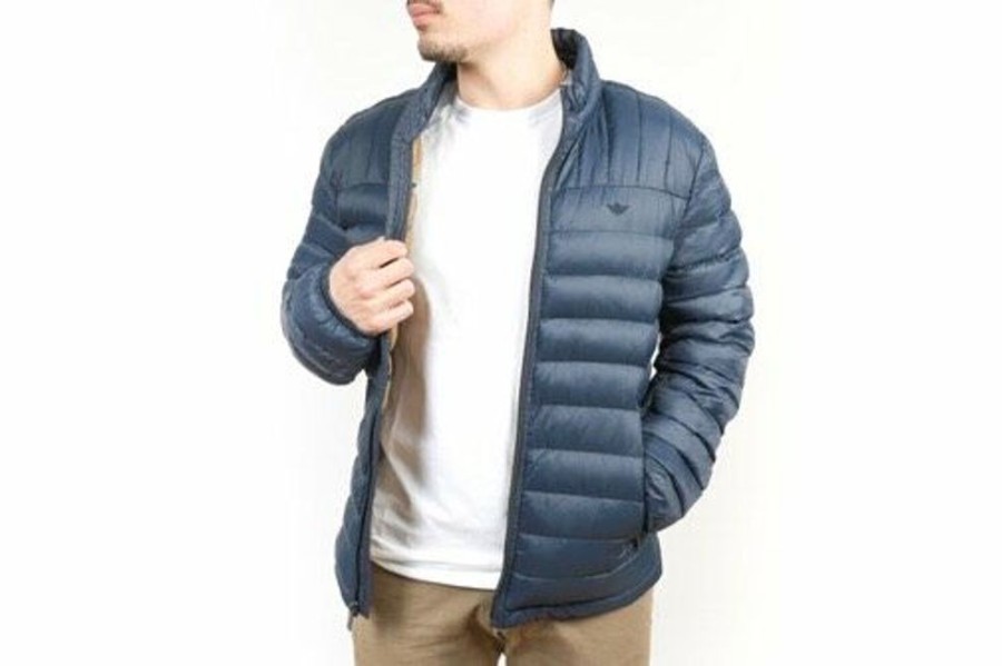 Homme dockers T-Shirts | Giii Nylon Pack Jacket Navy Blazer Nd Tw