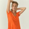 Femme american vintage T-Shirts | T-Shirt Femme Jacksonville Orange