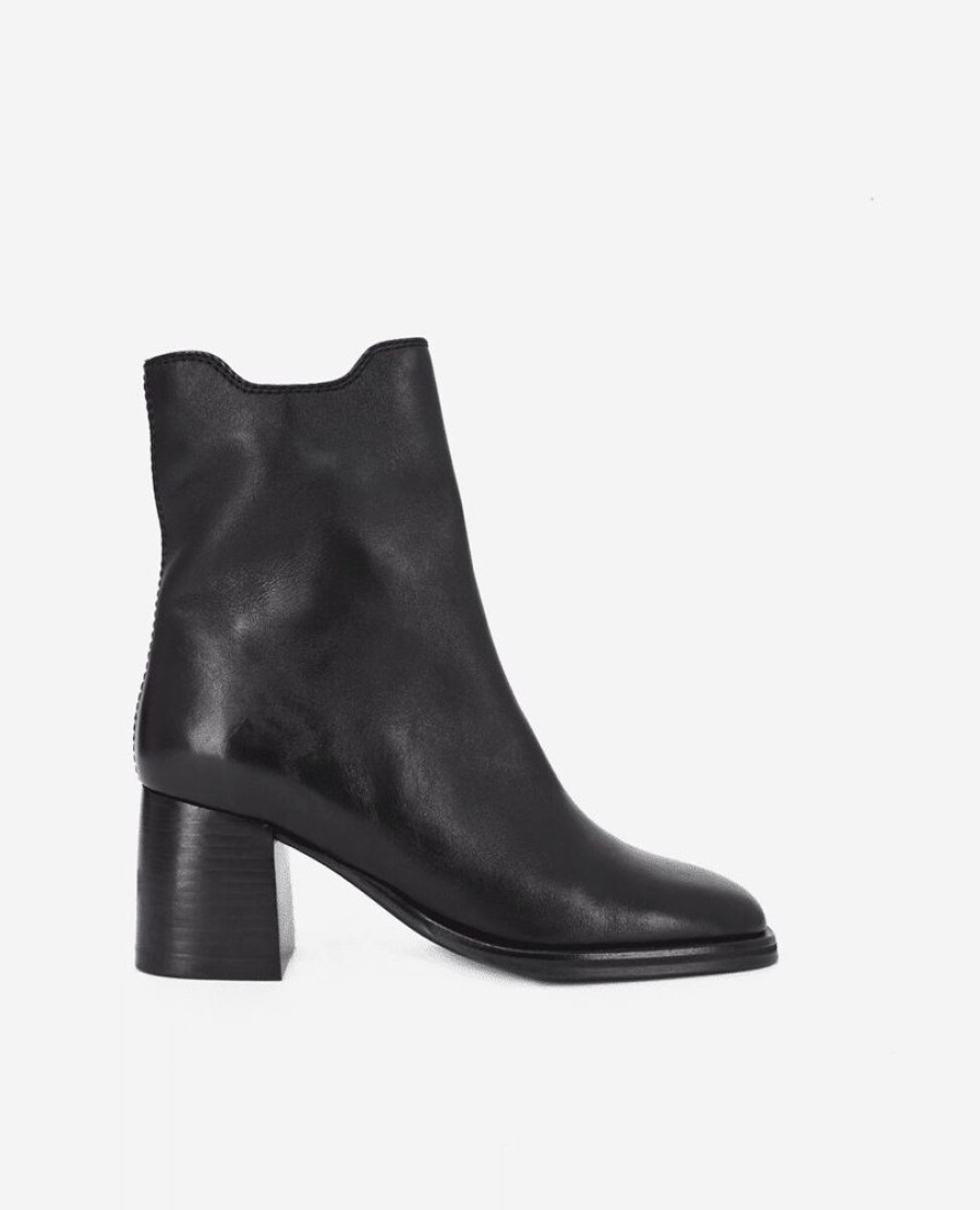 Femme the kooples Baskets | Bottines En Cuir Avec Zip