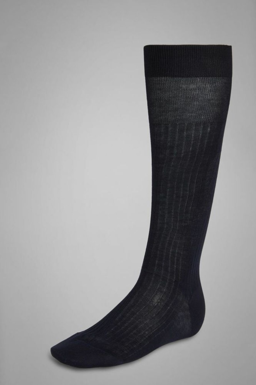 Homme boggi milano Costumes | Chaussettes A Cotes En Coton Bleu