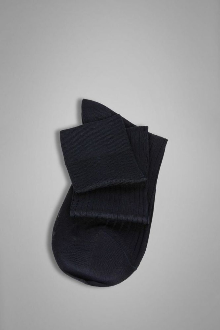 Homme boggi milano Costumes | Chaussettes A Cotes En Coton Bleu