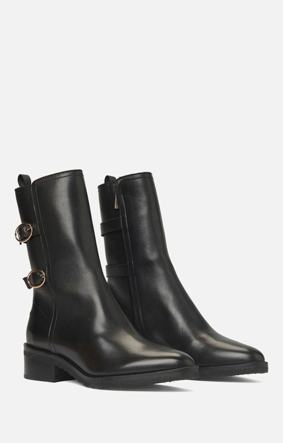 Femme vanessa bruno Bottines & Boots | Bottines Plates Style Jodhpur Noir