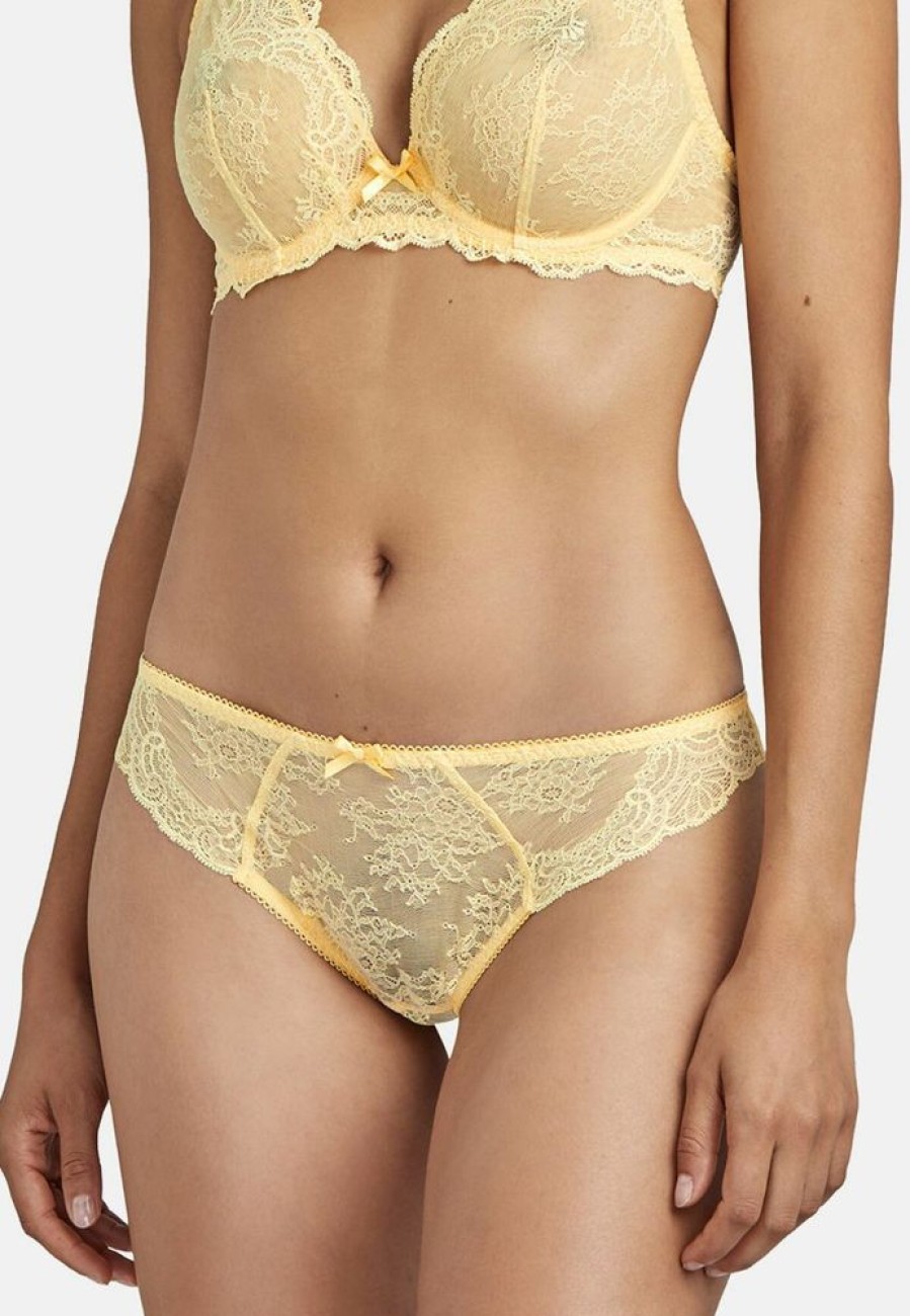 Femme aubade Culottes | Tanga Danse Des Sens Jaune