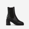 Femme the kooples Baskets | Bottines Chelsea En Cuir A Talon Haut