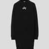 Femme karl lagerfeld Robes & Jupes | Kocktail Couple Sweatdress Noir