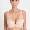 Femme aubade Soutien-Gorges | Soutien-Gorge Triangle Plunge Confort Nudessence Rose