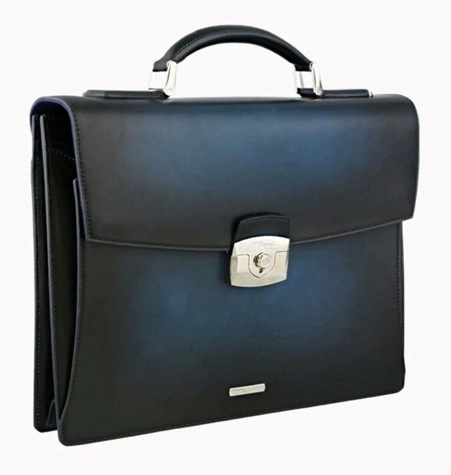 Homme s.t. dupont Porte-Documents | Serviette Atelier E Bleu