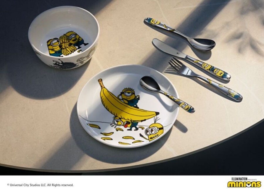 Maison wmf Art De La Table | Ensembde De Couverts Enfants Minions - 6 Pieces